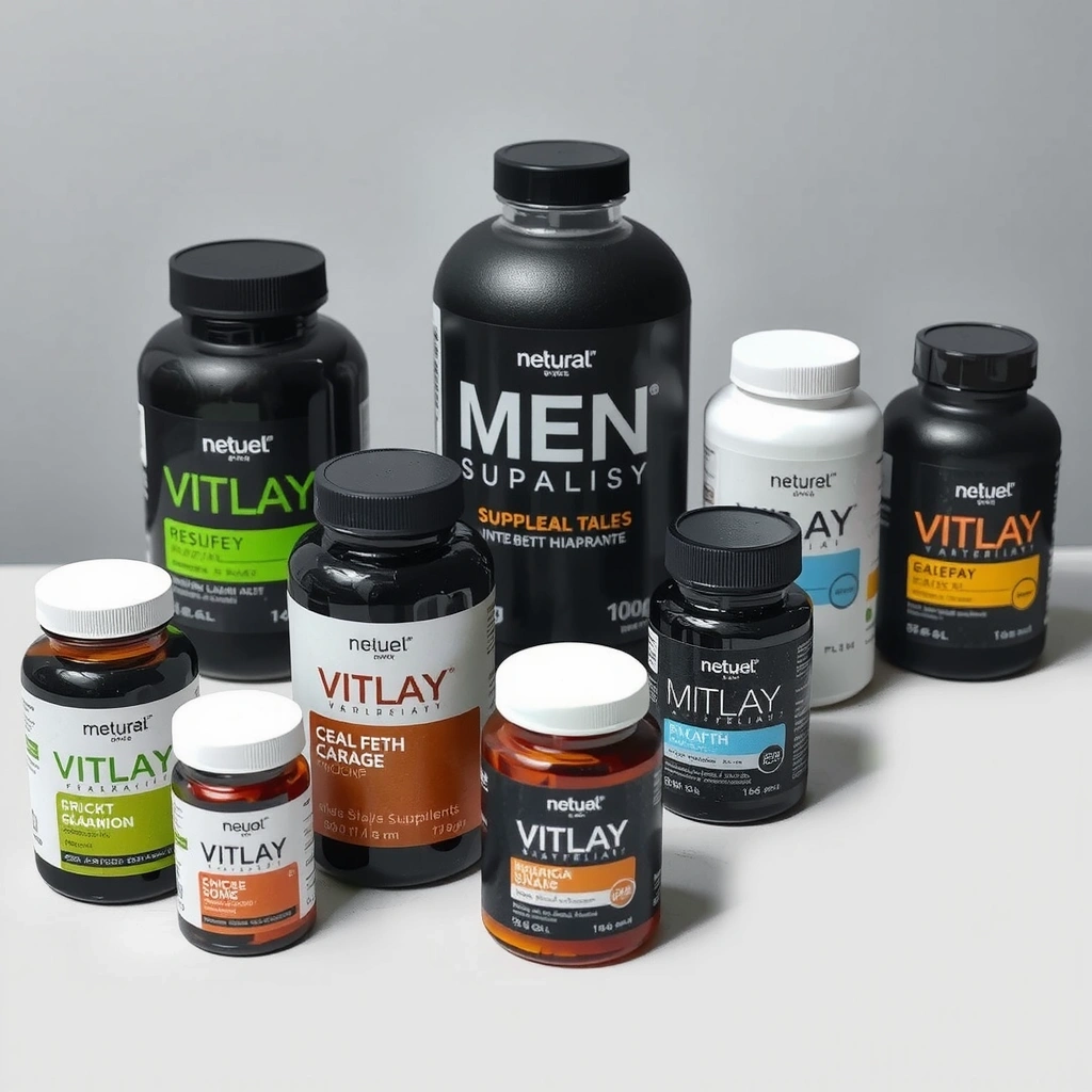 Men's vitality supplements collection